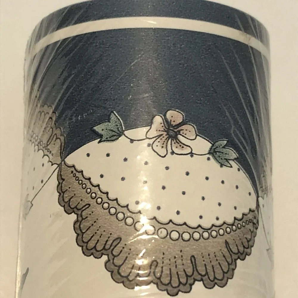 Vintage Montgomery Ward Floral Wallpaper Border Roll Sealed Made In USA 5 Yards